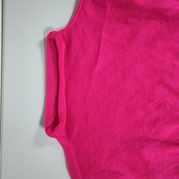 Anthropologie Pink Turtleneck Fitted Sweater Dress XS - Picture 8 of 14